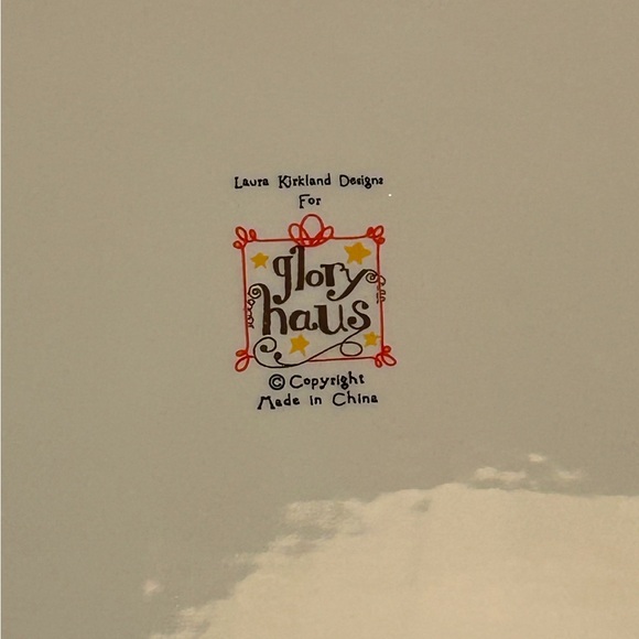 Vintage LAURA KIRKLAND DESIGN 8” H x 6” W x1/4 ” Thick Ceramic Plaque - Picture 2 of 3